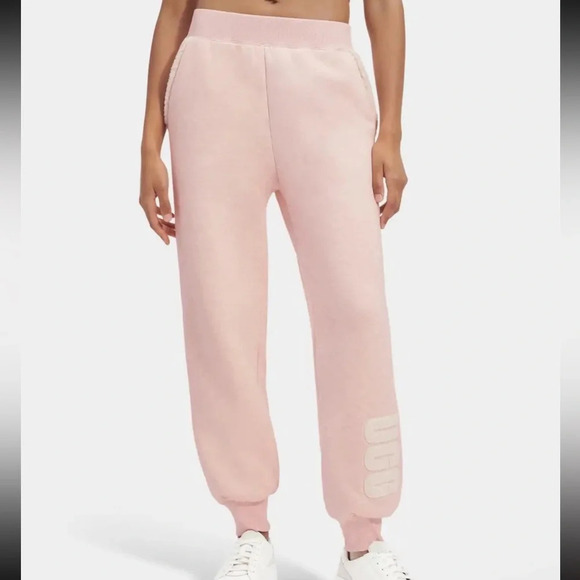 UGG DAYLIN BONDED FLEECE PANT LOGO - Picture 1 of 9